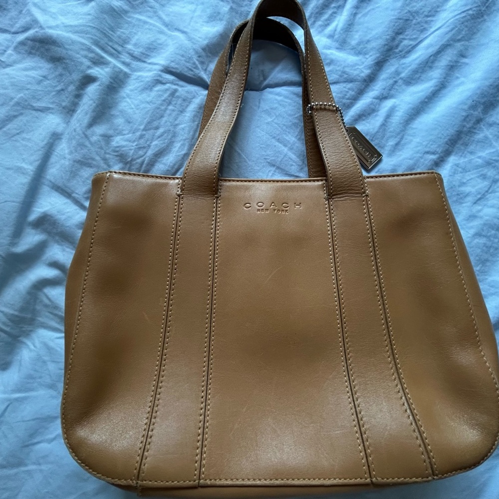 Coach Tan Leather Bag